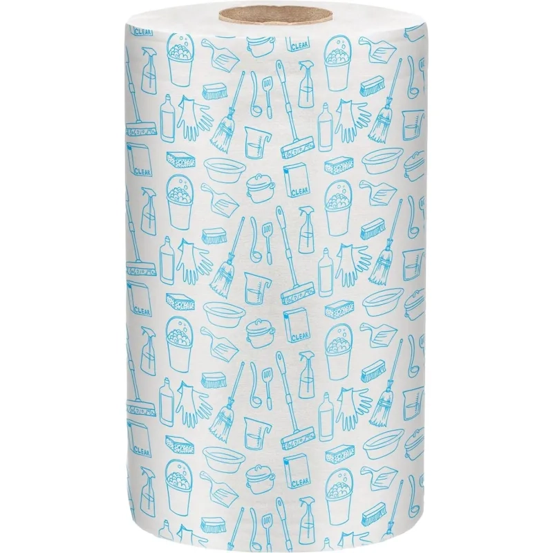 Салфетки хозяйственные Luscan спанлейс 45г/м2, 25х30см, 100л/рул