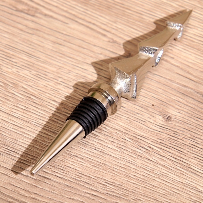 Пробка для бутылки  Пробка для бутылки "Ёлочка" алюминий 3х3х17 см