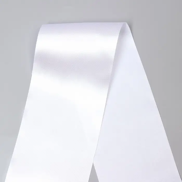 Лента полноцвет  Лента полноцвет "Выпускник дет. сада сова". Атлас белый (10*160)