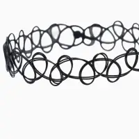 Набор 2 предмета: чокер, браслет &laquo;Классика&raquo;, чёрный, 30 см