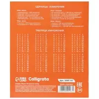 Тетради 10 штук, 18 листов в клетку Calligrata KIDS, серые листы, блок №2, 5 видов