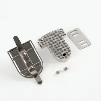 Застёжка для сумки TEIRA, металлическая, 19.5 г, 3.3&times;2.5 см, цвет серебряный