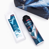 Подарочный набор мужской REXONA MEN "Сильнее сомнений": гель для душа, 180 мл + дезодорант, 150 мл 1