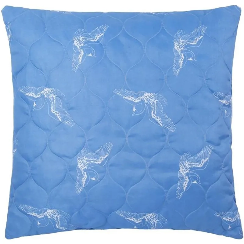 Подушка Лебяжий пух Полезные 68х68,полиэфир.волок/полиэстер в скрутке,257/1