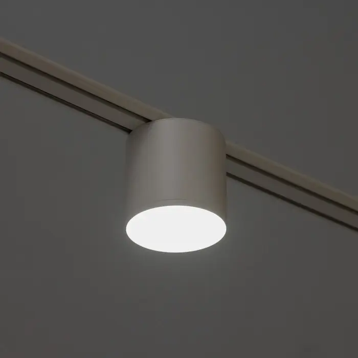 Светильник трековый BayerLux SLIM &laquo;Цилинр&raquo;, LED, 12 Вт, 3000K-6000К, 48 В, CRI90, 8&times;8&times;7.5 см, белый