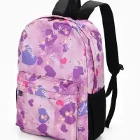 Рюкзак школьный на молнии, с карманами, с рисунком, размер 30&times;13&times;42 см, сиреневый