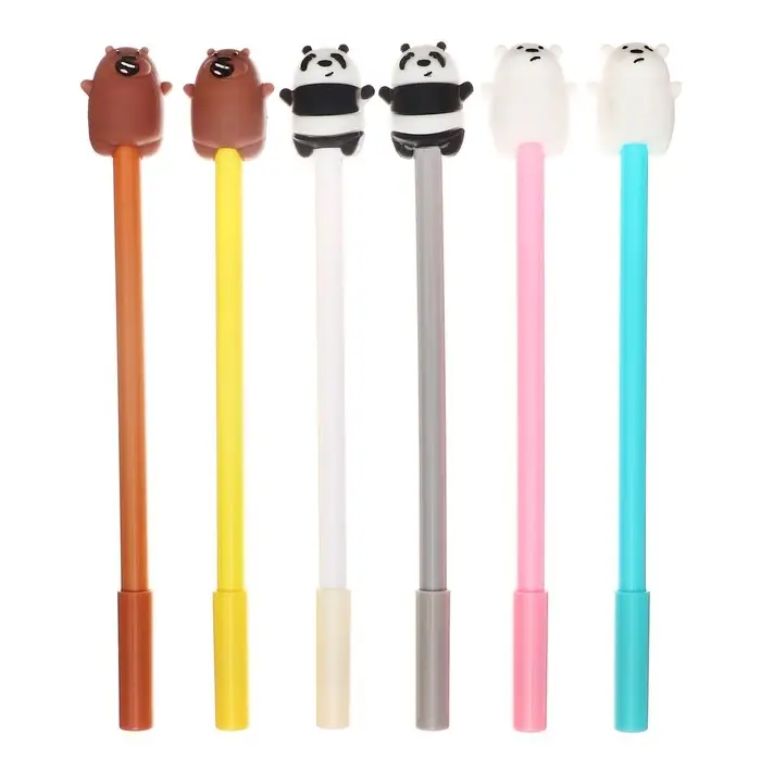 Ручка - прикол гелевая «Мишка», цвет корпуса МИКС Ручка - прикол гелевая «Мишка», цвет корпуса МИКС