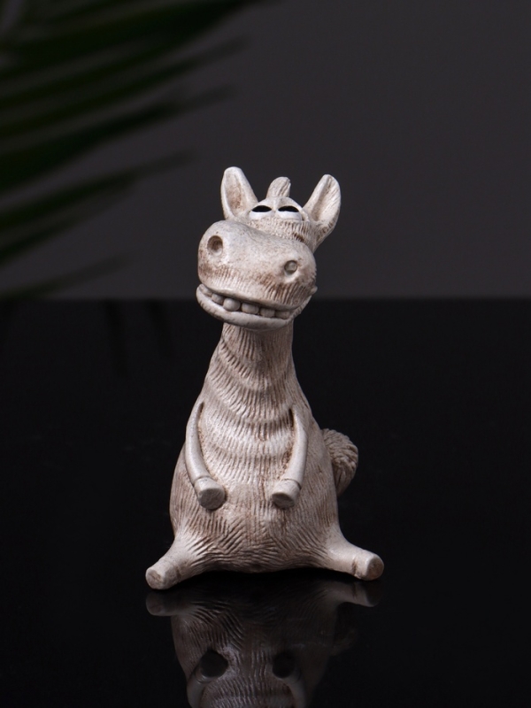 Статуэтка Статуэтка "Конь Гриша" 7х5х5 см, бежевый