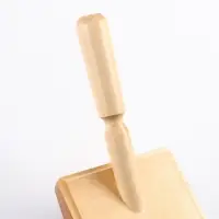 Щётка - пуходёрка &laquo;Премиум&raquo;, основание 80&times;60 мм, с каплями, для длинношерстных животных, дерево