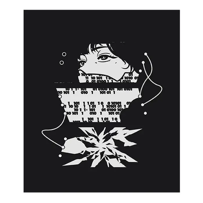 Тетрадь 48 листов в клетку Calligrata TOP &laquo;Аниме ч/б&raquo;, обложка мелованный картон, ТВИН-лак, блок офсет, белизна 95%, МИКС