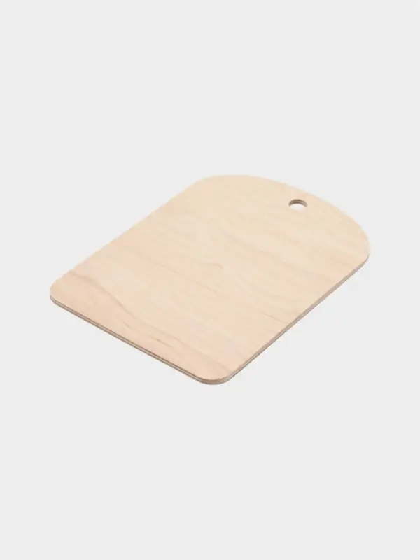 Доска разделочная сувенирная Дарим Красиво «Символ года. Богатства и процветания!», дерево, 27.5×19.5×0.5 см, разноцветная