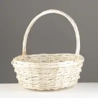 Набор корзин из 3 шт, D40х15х42 см; D35х13/37 см; D30х11/32 см, ива