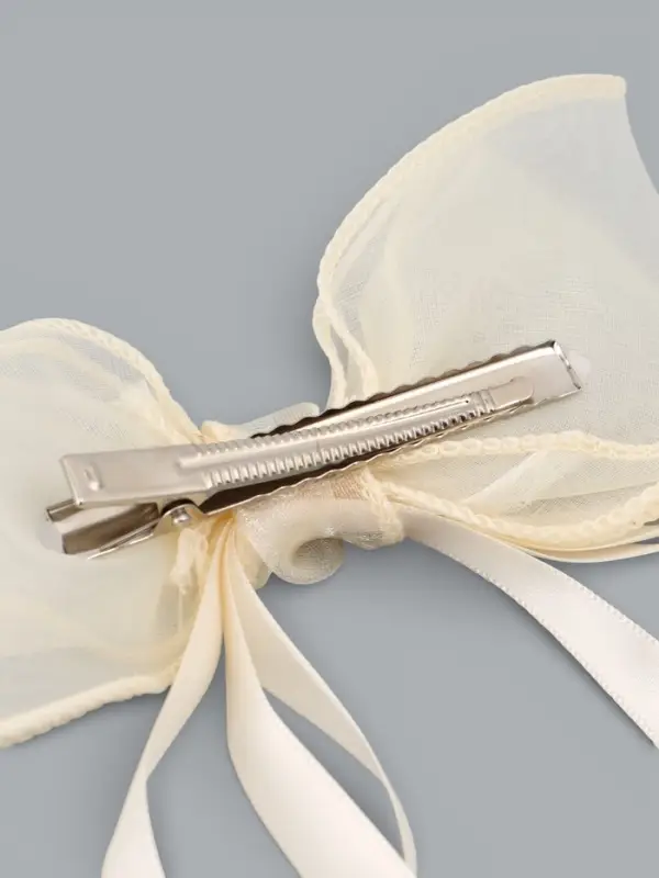 Бант для волос на заколке с лентами, жёлтый, Винкс