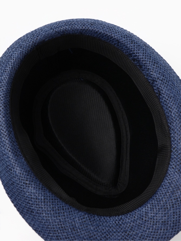 Шляпа мужская MINAKU "Пляж", размер 58, цвет синий