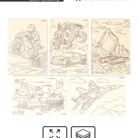 Доски для выжигания &laquo;Машинное моделирование&raquo;