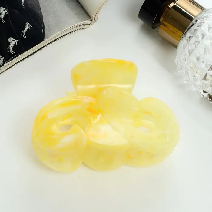 Крабик для волос «Юния», завитки, 8.5 см, МИКС Крабик для волос «Юния», завитки, 8.5 см, МИКС