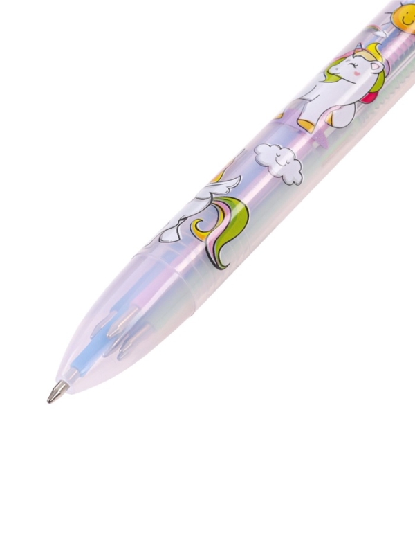 Ручка шариковая, автоматическая, 3-х цветная, корпус МИКС Ручка шариковая, автоматическая, 3-х цветная, корпус МИКС