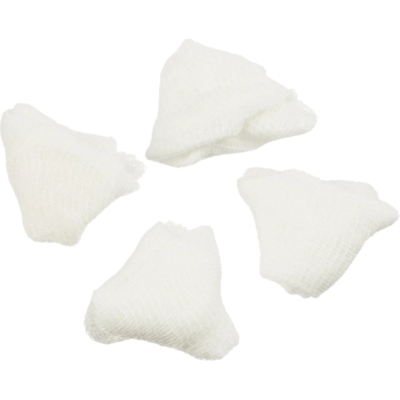 Тампоны марлевые, треуг, н/ст, пл.32, 3х3х3 см, 100шт/уп