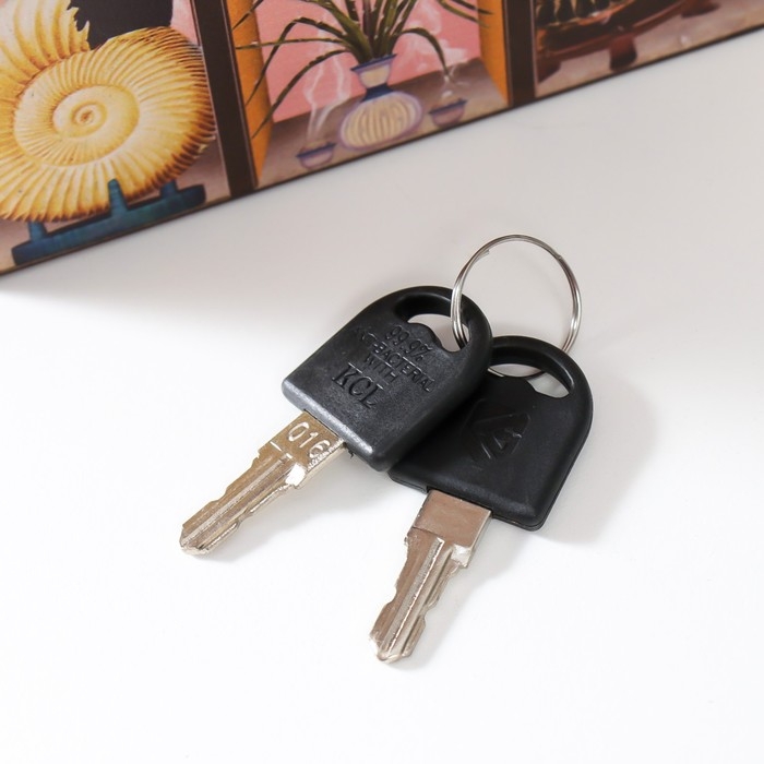 Сейф-книга дерево кожзам "Предметы интерьера" 21х13х5 см