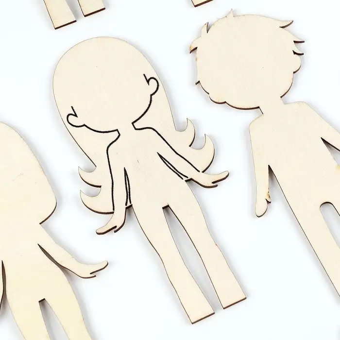 Роспись по дереву &laquo;Творческие человечки&raquo;