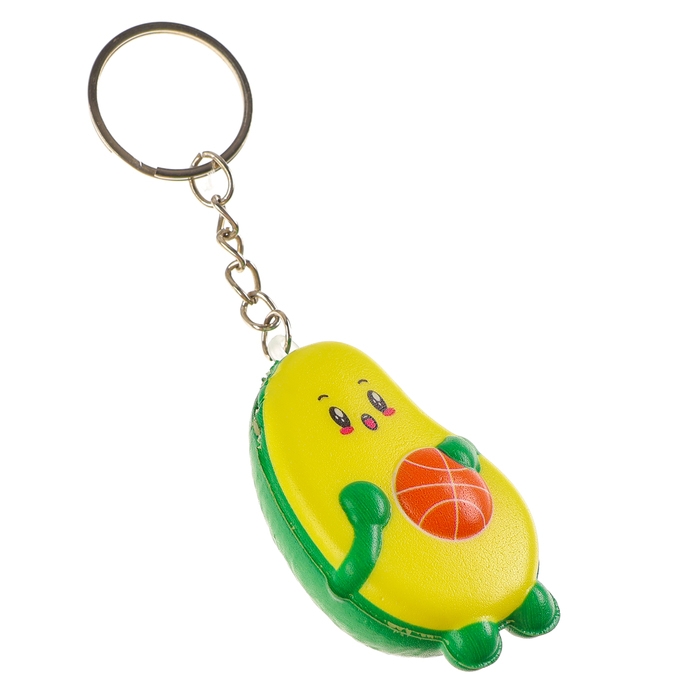Сквиш - брелок детский «Авокадо», антистресс - игрушка, цвет МИКС Сквиш - брелок детский «Авокадо», антистресс - игрушка, цвет МИКС