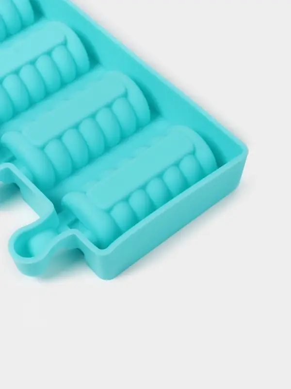 Форма для мороженого &laquo;Моника&raquo;, силикон, 38&times;11&times;2 см, 8 ячеек (6.6&times;3.4 см), МИКС