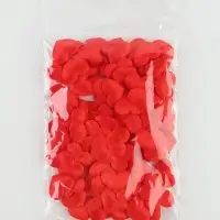 Сердечки декоративные, набор 100 шт., 2 см, красные