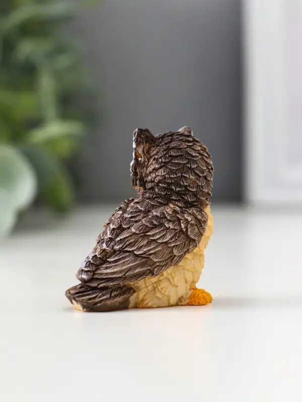 Фигурка полистоун &laquo;Серая сова&raquo;, 2.3&times;4.3&times;4.5 см, МИКС