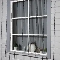 Гирлянда &laquo;Водопад&raquo; 2&times;3 м, IP44, УМС, тёмная нить, 800 LED, свечение белое, 8 режимов, 220 В