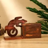 Календарь настольный &laquo;Ящерица&raquo;, 20&times;5&times;12 см, дерево, цвет чёрно-коричневый