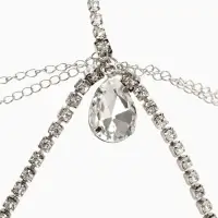 Украшение для волос "Шахерезада", цвет белый в серебре Украшение для волос "Шахерезада", цвет белый в серебре