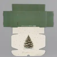 Коробка подарочная, самосборная &laquo;Новогодняя елочка&raquo;,30.7&times;22&times;9.5 см