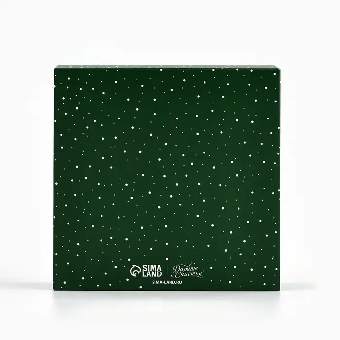 Коробка складная «С Новым годом!», апельсины 14 х 14 х 3.5 см Коробка складная «С Новым годом!», апельсины 14 х 14 х 3.5 см