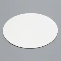 Подложка кондитерская для торта, круглая, золото - белый, 18 см, 1.5 мм