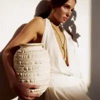 Бусы бисерные с подвесами жемчуг &laquo;Нить стекла&raquo;, L=120 см, №2, зелёные