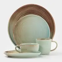 Салатник Magistro Sand Ripples, d=16 см, 850 мл, фарфор, голубой