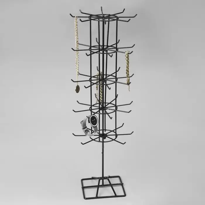 Вертушка, 5 ярусов по 8 крючков, 20&times;20&times;60, чёрная