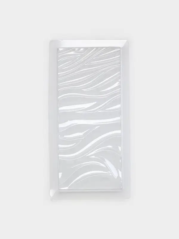 Форма для шоколада &laquo;Цунами&raquo;, пластик, 20.5&times;10.5&times;1 см, прозрачная