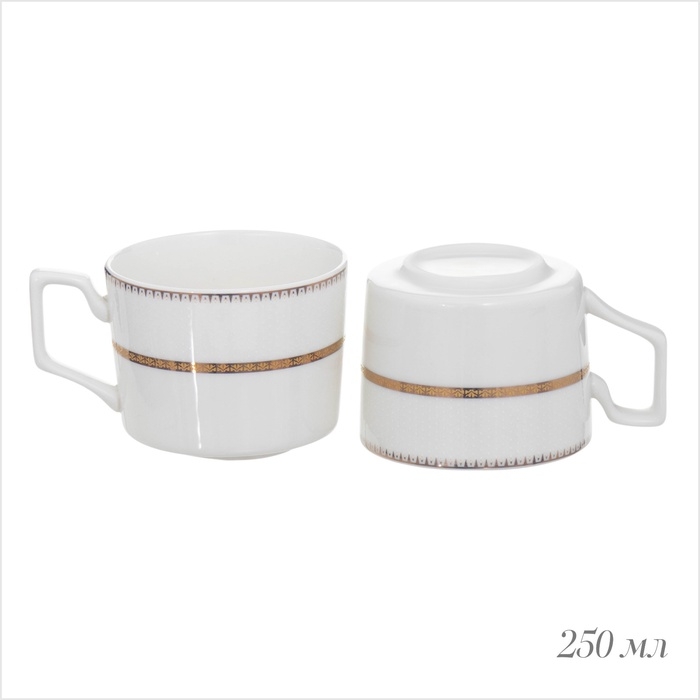 Чайный сервиз WY Grace, 20 предметов, чайник 1000 мл, 6 кружек 250 мл, 6 блюдец d=15,5 см, 6 тарелок пирожковых d=20,5 см, фарфор Чайный сервиз WY Grace, 20 предметов, чайник 1000 мл, 6 кружек 250 мл, 6 блюдец d=15,5 см, 6 тарелок пирожковых d=20,5 см, фарфор