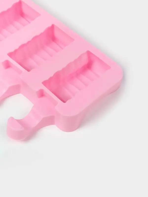 Форма для мороженого &laquo;Венеция&raquo;, силикон, 19.3&times;11&times;2.4 см, 4 ячейки (5.5&times;2.9 см), МИКС