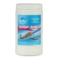 Дезинфицирующее средство Aqualand Хлор-90МТ, таблетки 20 г, 1 кг
