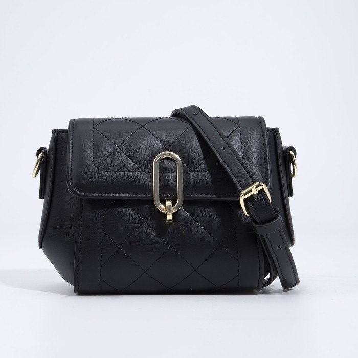 Сумка-мессенджер на клапане, цвет чёрный Сумка-мессенджер на клапане, цвет чёрный