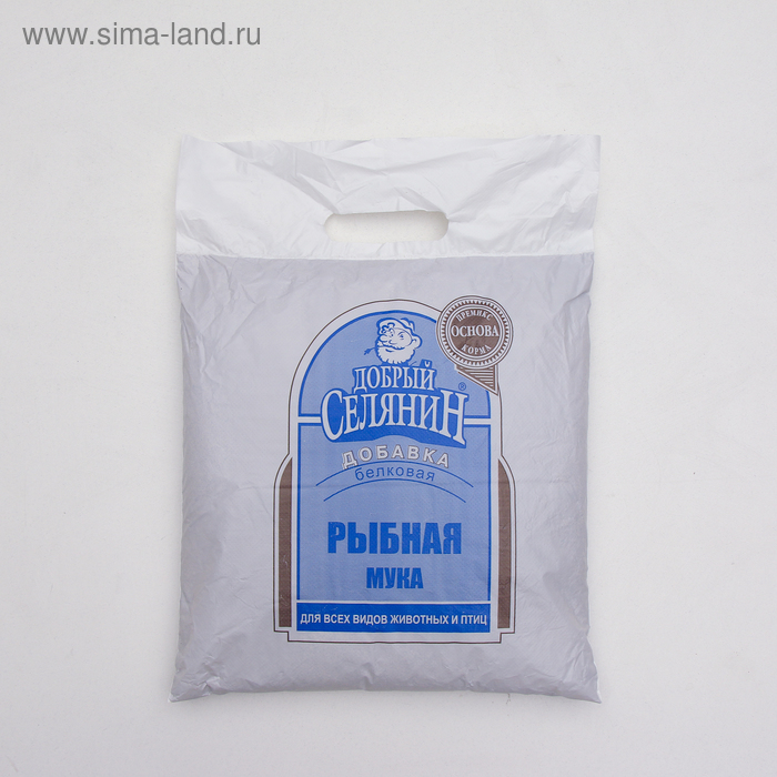 Рыбная мука  Рыбная мука "Добрый селянин" для животных и птиц, 2 кг