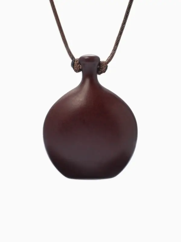 Кулон на шнурке &laquo;Стиль. Бутылёк&raquo;, 90 см, коричневый