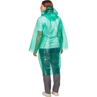 Плащ -дождевик застежка на липучке (плотный ПВД)