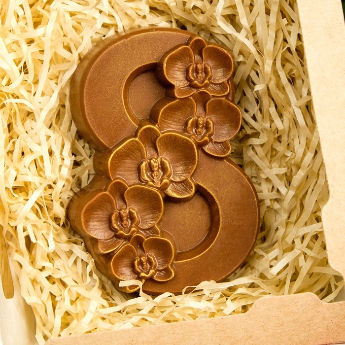 Бельгийский шоколад &laquo;8 марта. Орхидеи&raquo;, 80 г