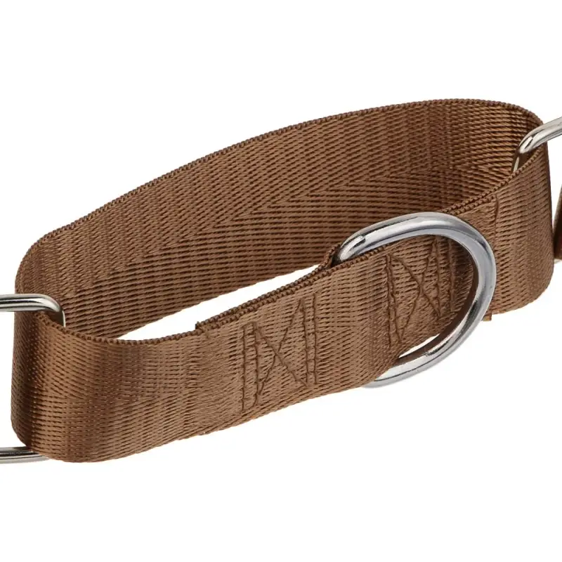 Ошейник для животных тм VETTA, нейлон, хаки/беж, обхват шеи 45-60см