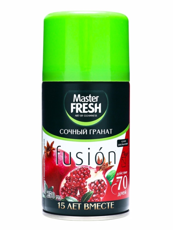 Освежитель воздуха Master FRESH Сочный гранат сменный баллон, 250 мл Освежитель воздуха Master FRESH Сочный гранат сменный баллон, 250 мл