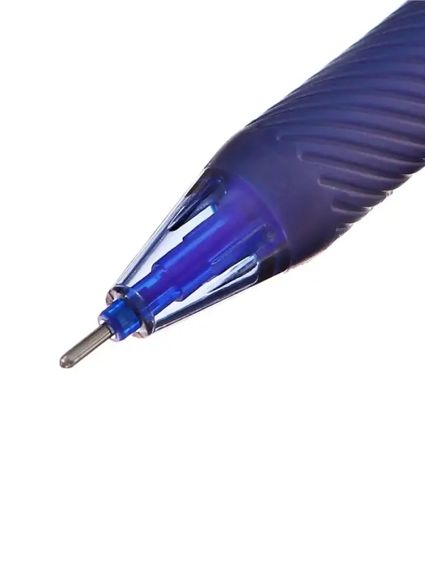 Стираемая ручка, гелевая, автоматическая, синий стержень, узел 0.5 мм