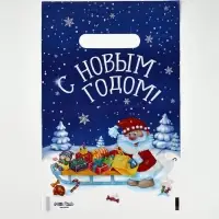 Пакеты подарочные, полиэтилен, набор 10 шт. &laquo;Праздник&raquo;
